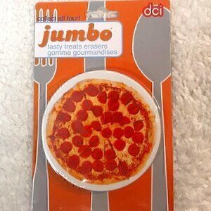 🎉 2/$10 DCI Jumbo "Pepperoni Pizza" Tasty Treats Eraser